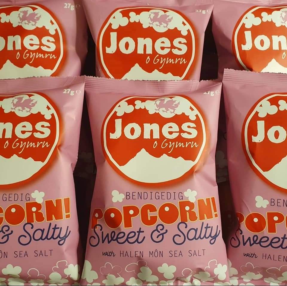 Box of Jones Sweet & Salty Popcorn (28x27g)