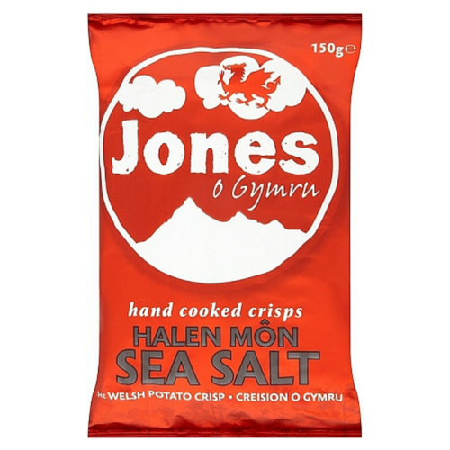 Jones o Gymru Halen Môn Sea Salt Crisps (150g)