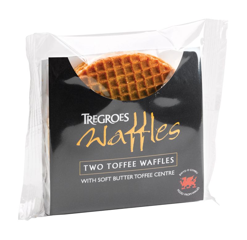Tregroes Butter Toffee Waffles (2 pack)